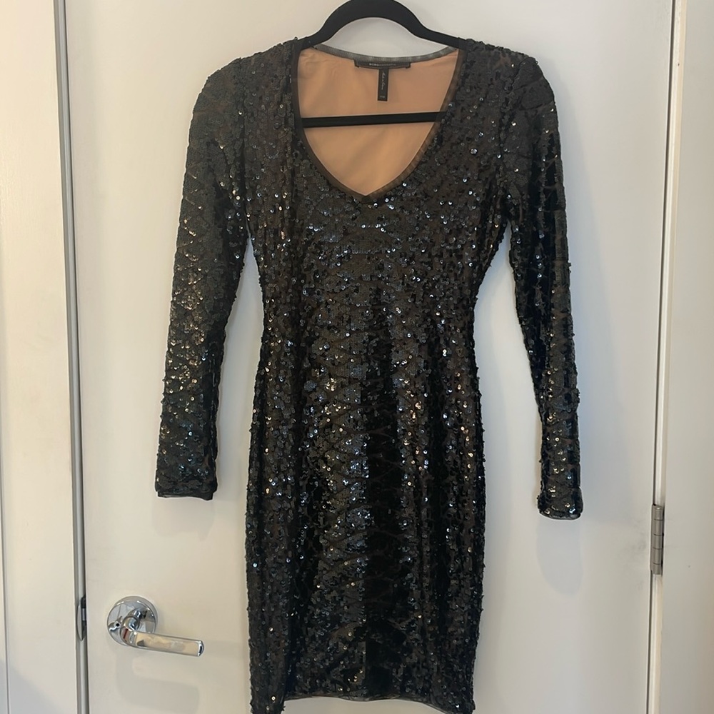 BCBG sequin mini dress